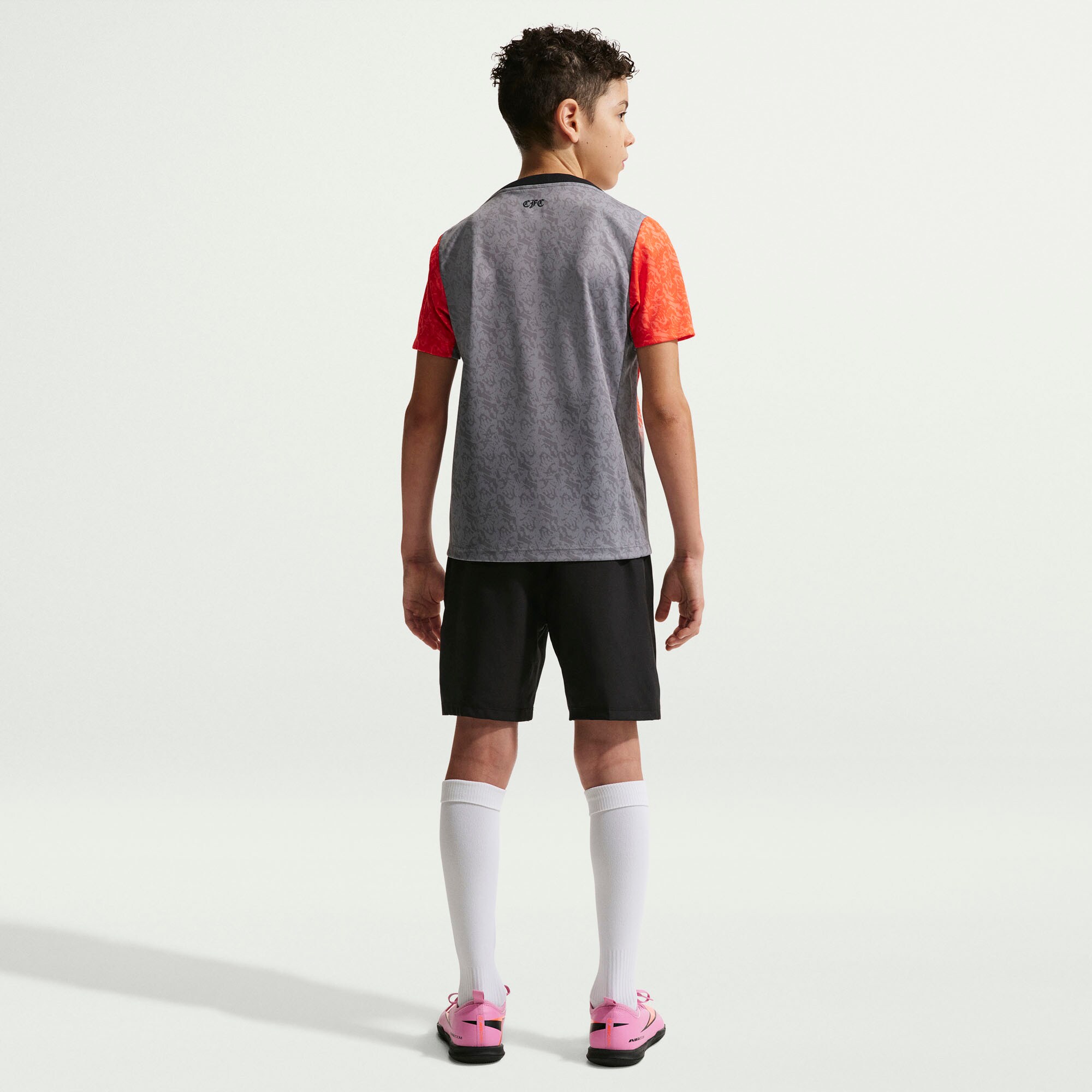[JED] Chelsea Youth 2025/26 Academy Pro Pre-Match Jersey Top - Gray
