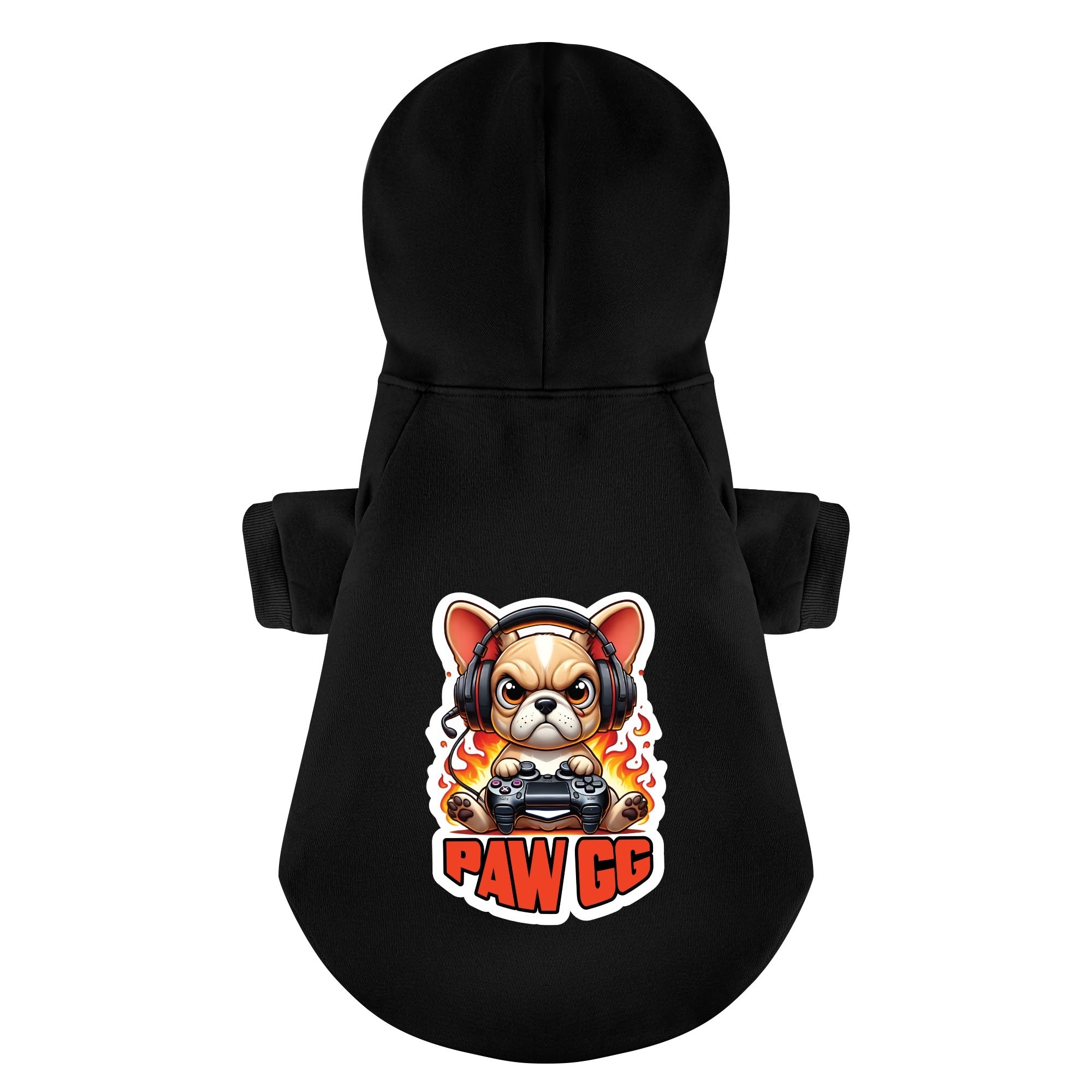 Lifestyle-Driven Paw Gg - Personalized French Bulldog Hoodies With Fu...