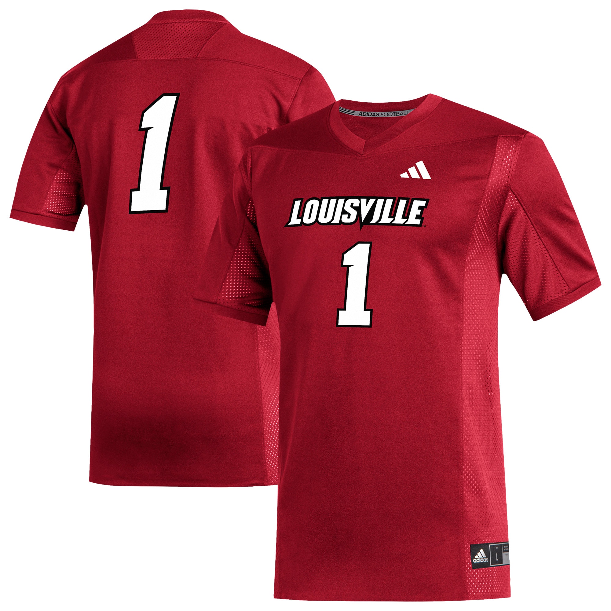 [NJP] Louisville Cardinals Replica Football Jersey - Red