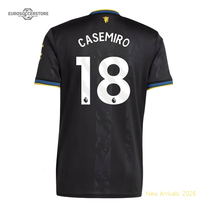 2025-2026 Manchester United Third Shirt (casemiro 18) - Authentic Design
