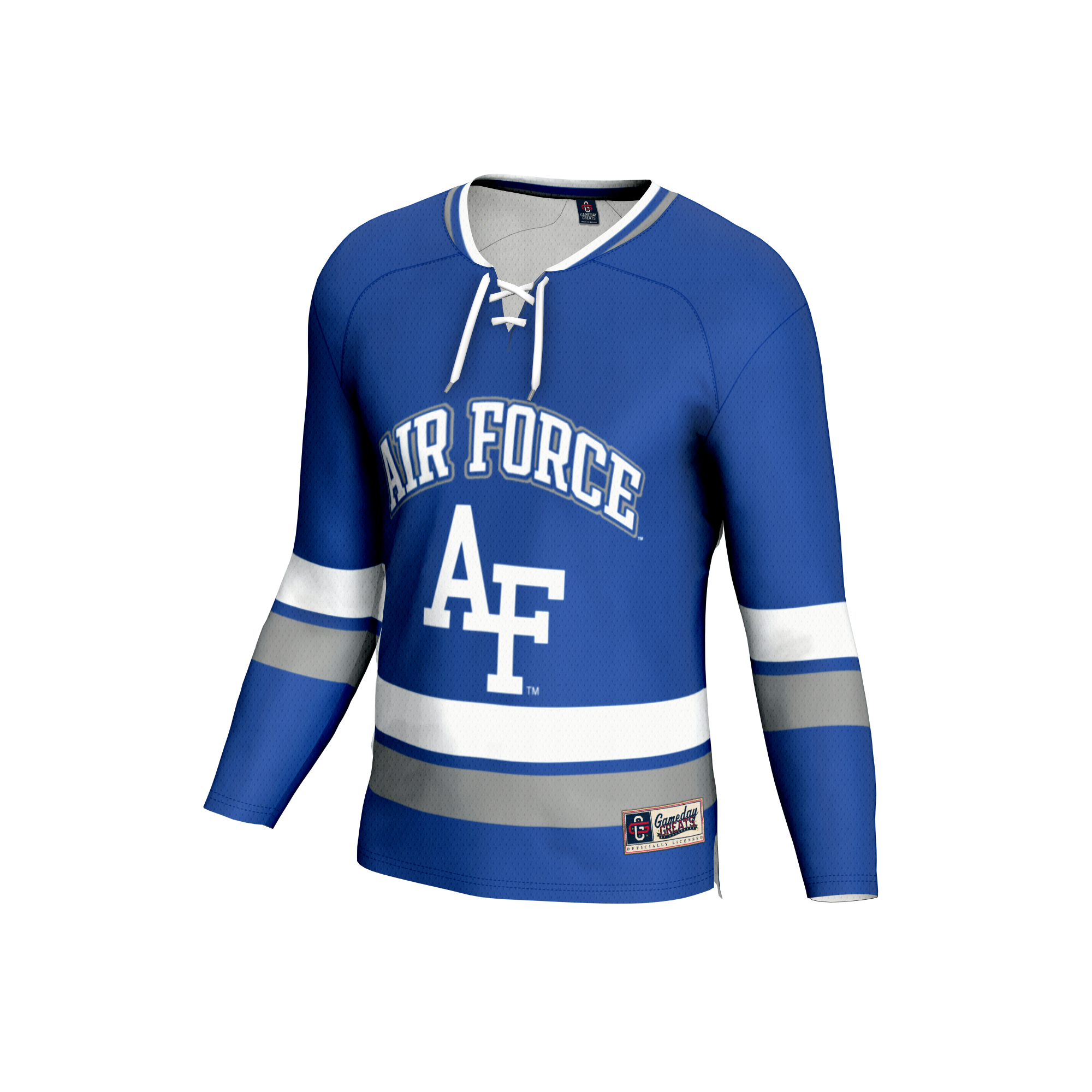 [DDG] Air Force Falcons GameDay Greats Unisex Lightweight Men's Hockey Fashion Jersey - Royal