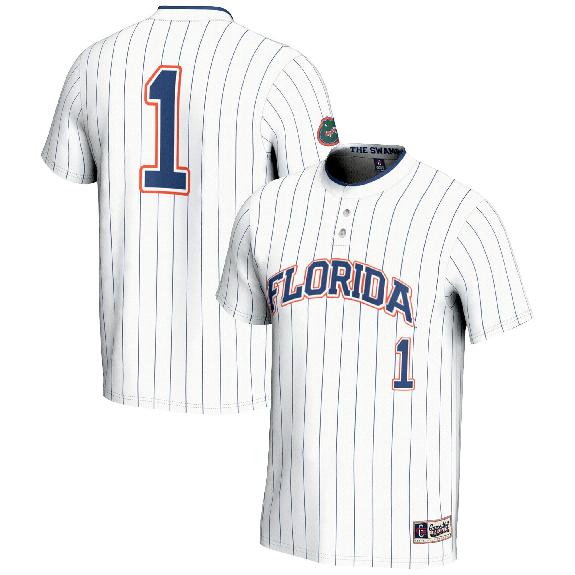 [NJP] Women's Florida Gators GameDay Greats Lightweight Softball Jersey - White