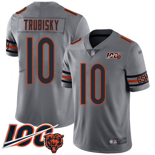 NFL CHI Bears #10 Mitchell Trubisky Team Color Limited Jersey - Aut...