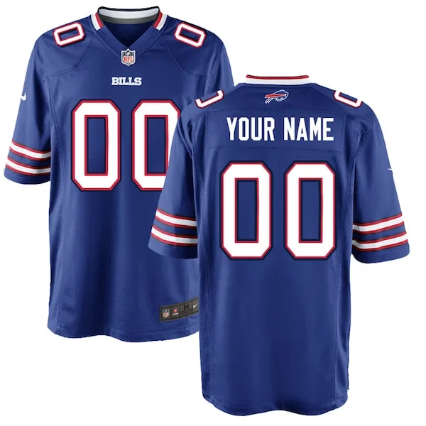 None Game NFL Jersey - Royal | Top-Grade Football Apparel | NFL Footba