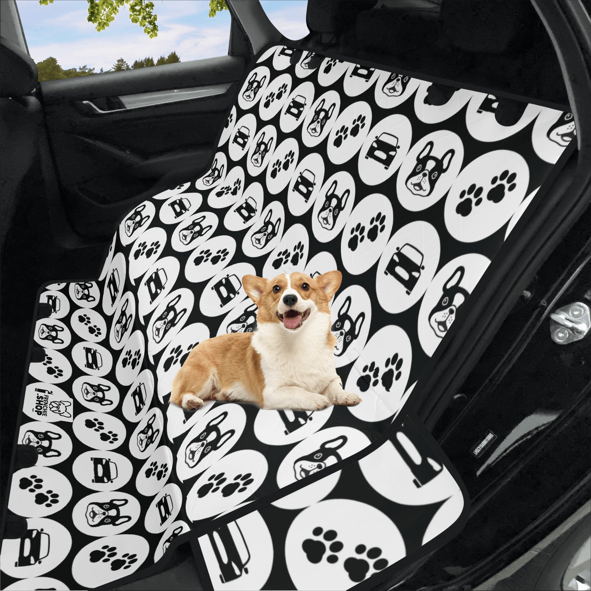 French Bulldog Sapphire Car Pet Seat Covers For French Bulldog Durable Dog Item