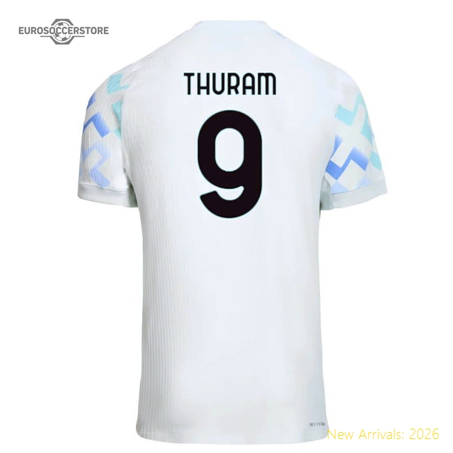 Professional-Grade 2025-2026 Inter Milan Authentic Away Shirt (Thuram