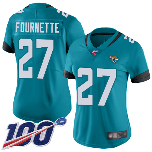 Authentic NFL J J Jaguars #27 Leonard Fournette Green Limited Jersey
