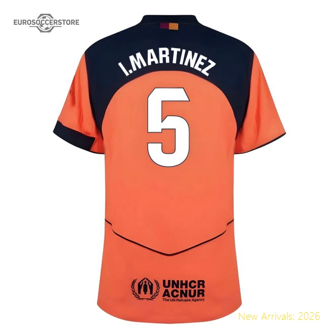 Elite Barcelona Third I.martinez Jersey 2025-2026 Moisture-wicking