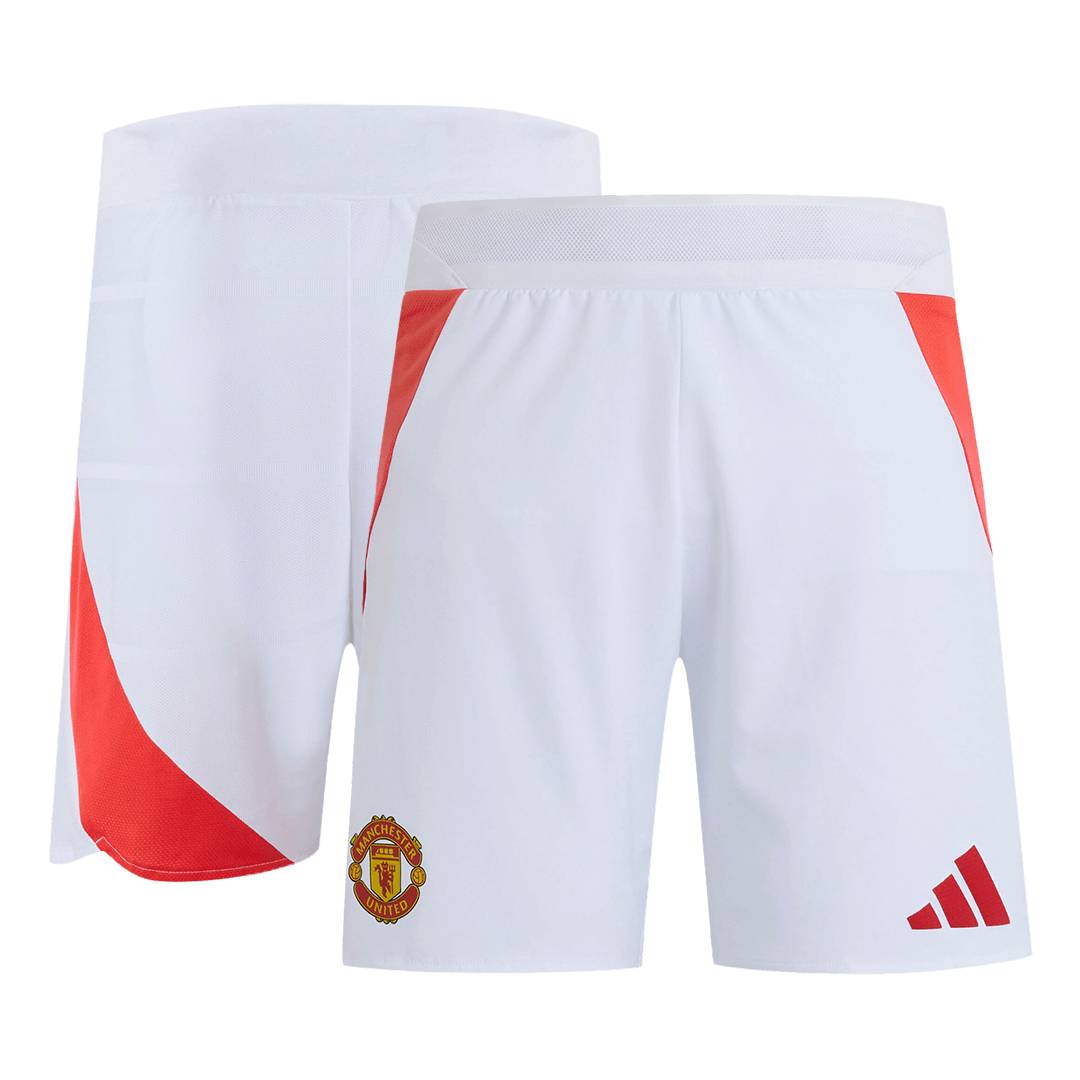 Player Version Manchester United Home Soccer Shorts 2024/25Authentic K