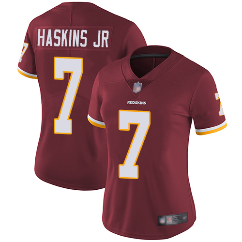 NFL W R Redskins Dwayne Haskins #7 Limited Red Authentic Jersey