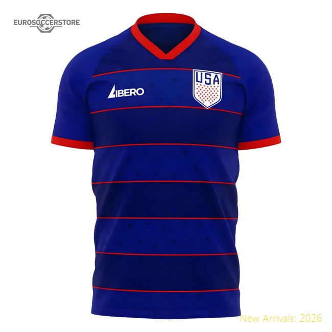 Official United States 20252026 Away Kit S3436chest