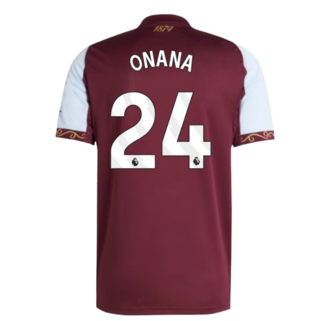 2025-2026 Aston Villa Home Shirt (Onana 24)