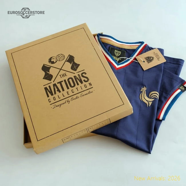 Vintage France Les Bleus Soccer Jersey