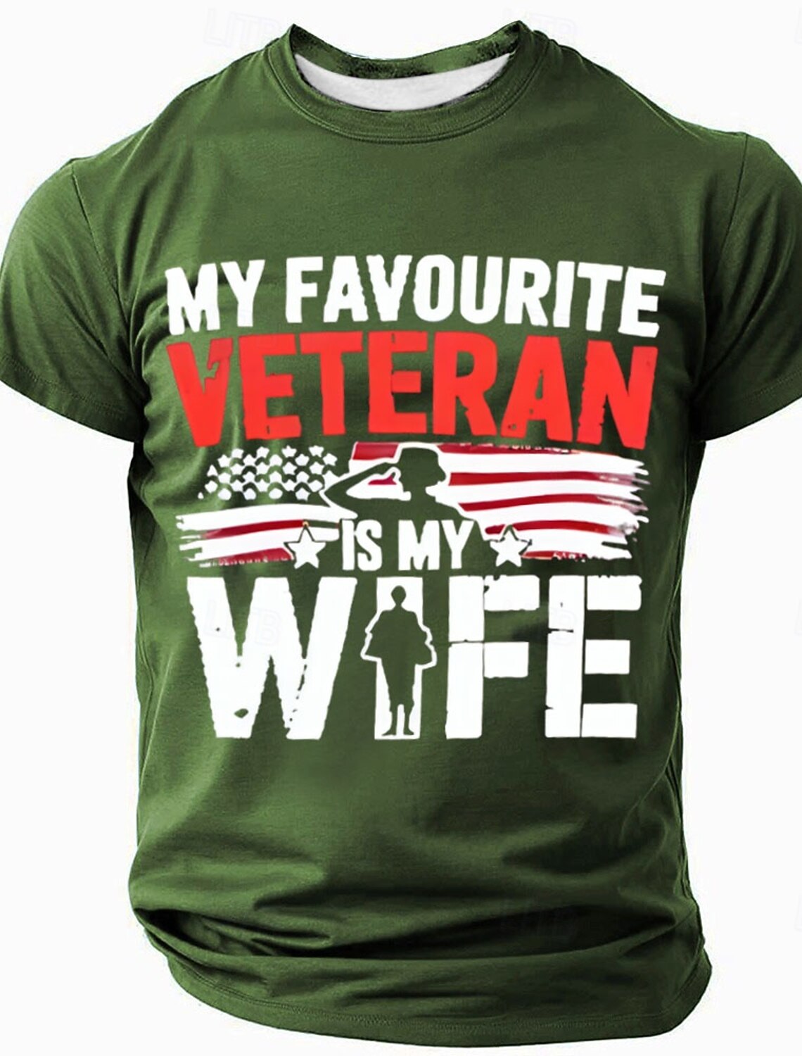 4th of July 2026 250th Memorial Day Men's Patriotic Patriot Graphic Veteran Crew Neck Short Sleeve T-Shirt Casual Outdoor