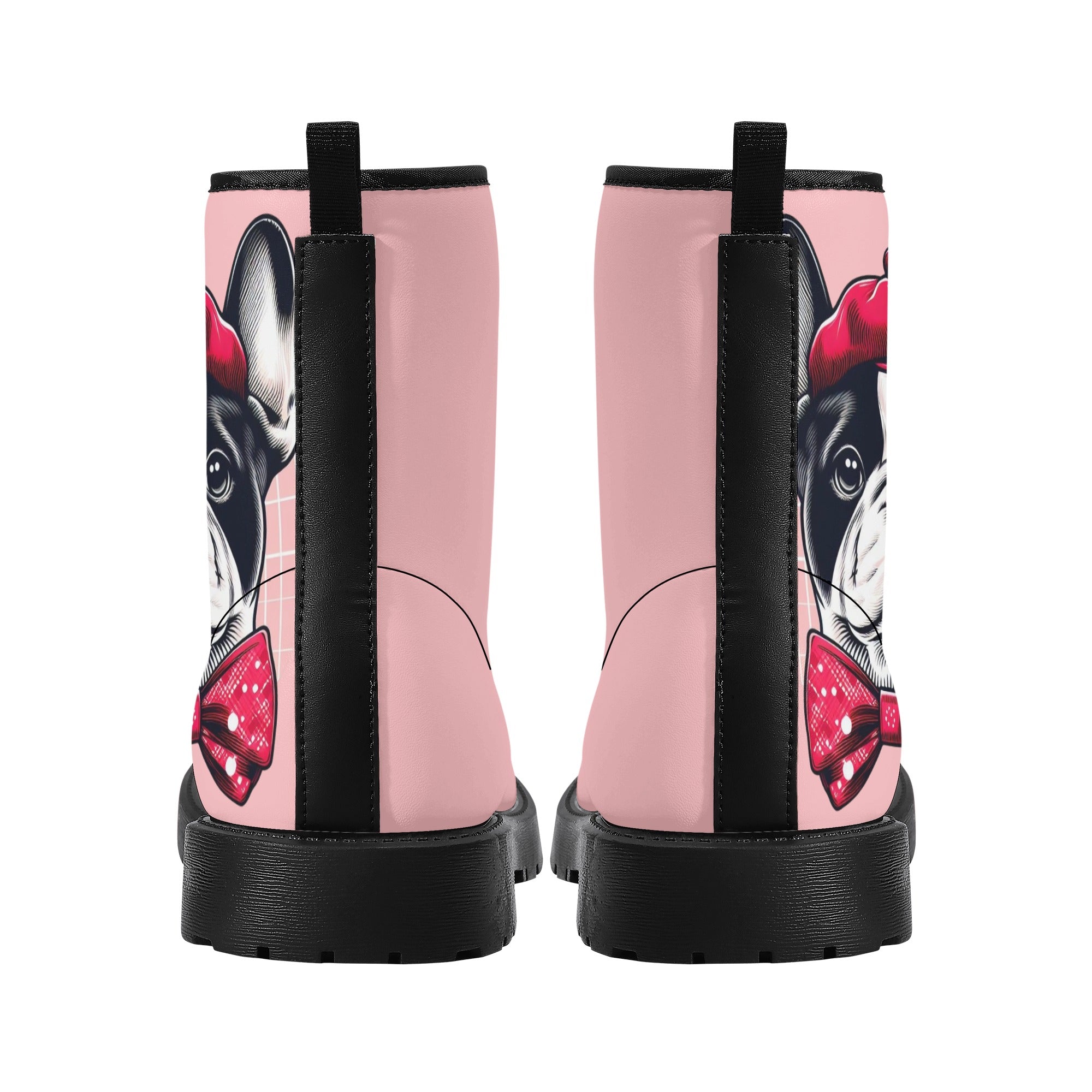 Comfortable Durable Piper - Leather Boots for French Bulldog Lovers