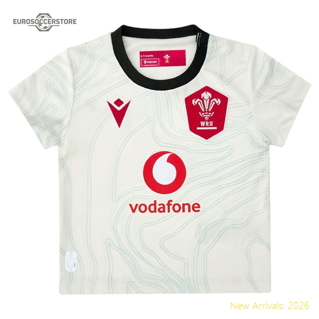 2025-2026 Wales WRU Away Baby Rugby Shirt