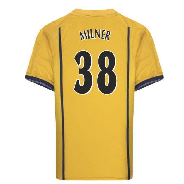 [DDJ] 2001 Leeds United Retro Shirt Away Uniform (Milner 38)