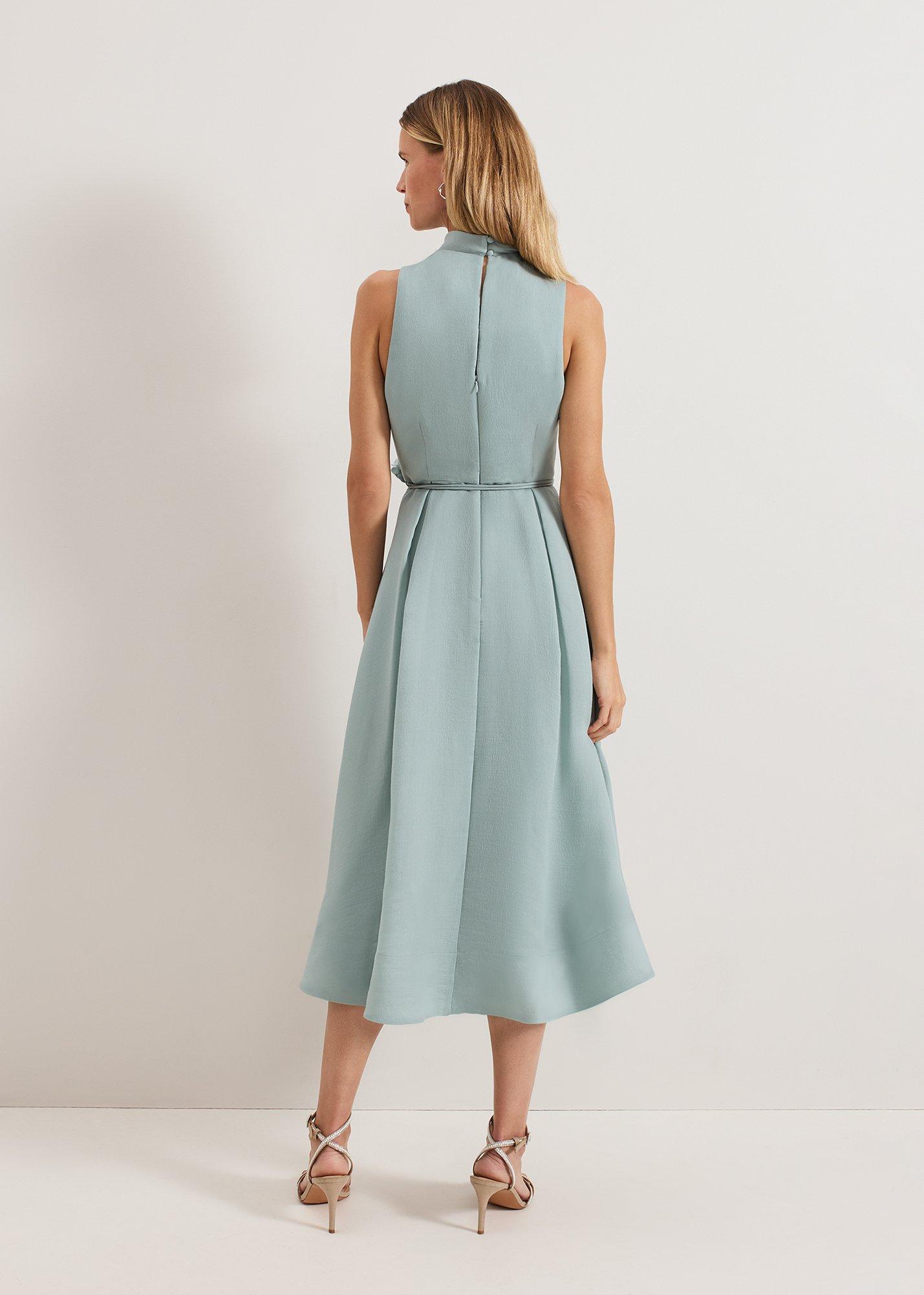 Senita Floral Detail Midi Dress
