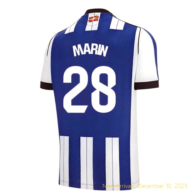 2025-2026 Arsenal Home Shirt - Durable Soccer (Marin 28)