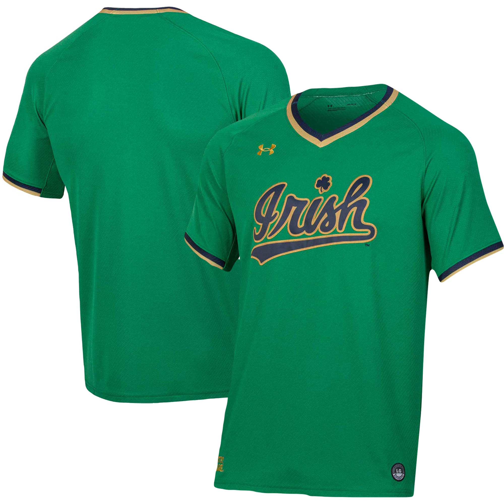 [DDG] Notre Dame Fighting Irish Replica Baseball Jersey - Green