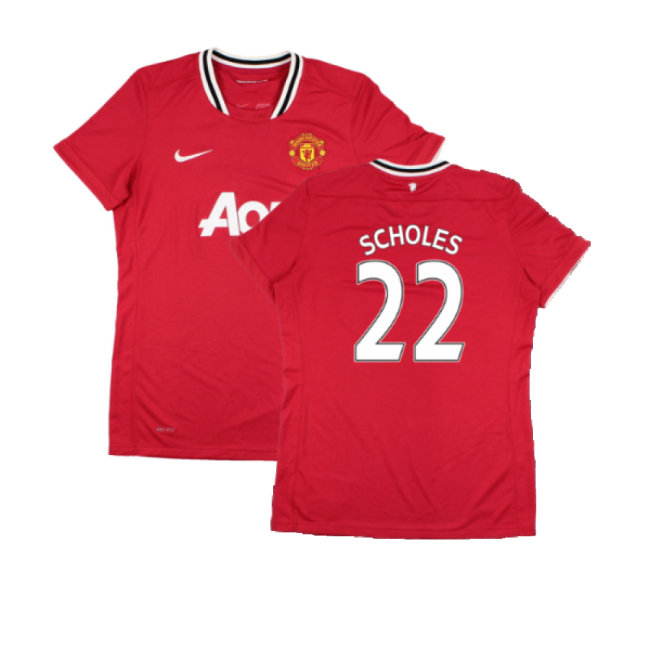 Manchester United 2011-12 Home Soccer Shirt (Women\'S) ((Very Good) M)