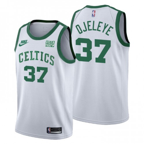 White BOS Boston Celtics #37 Nike Swingman Jersey Premium Quality