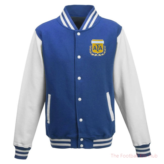 Argentina National Team College Baseball Jacket (Blue)