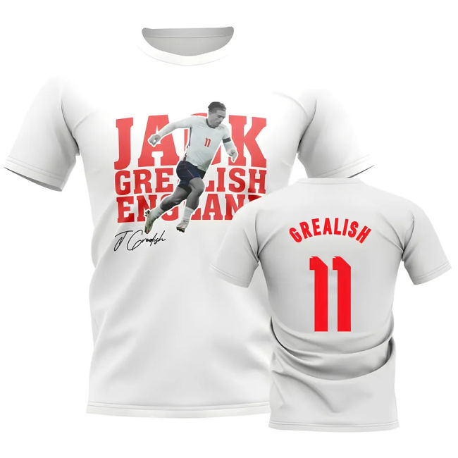 Official Jack Grealish England Soccer Football Championship