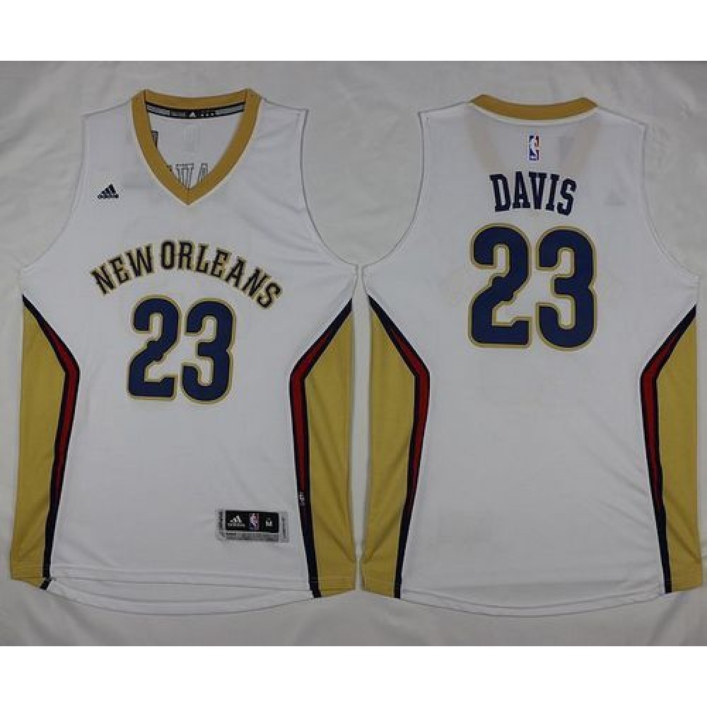 Professional Grade Men's Pelicans #23 Anthony White Basketball Jersey