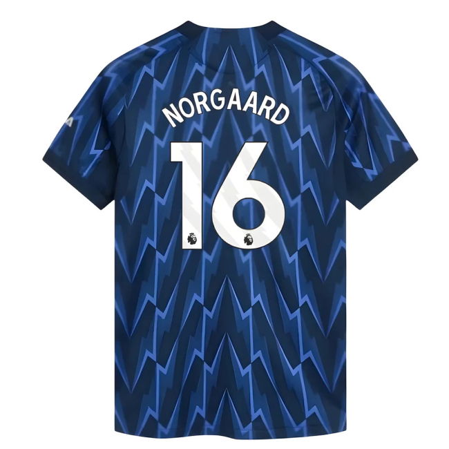 Die-hard Arsenal Arsenal Authentic Away Shirt Womens Norgaard #16 ...