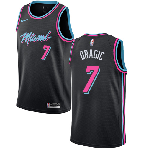 Heat Black Miami Heat #7 Nike Jersey - Affordable Premium Quality