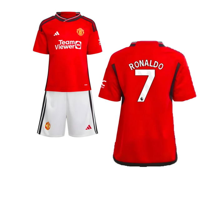 2023-2024 Man Utd Home Mini Kit (Ronaldo 7)