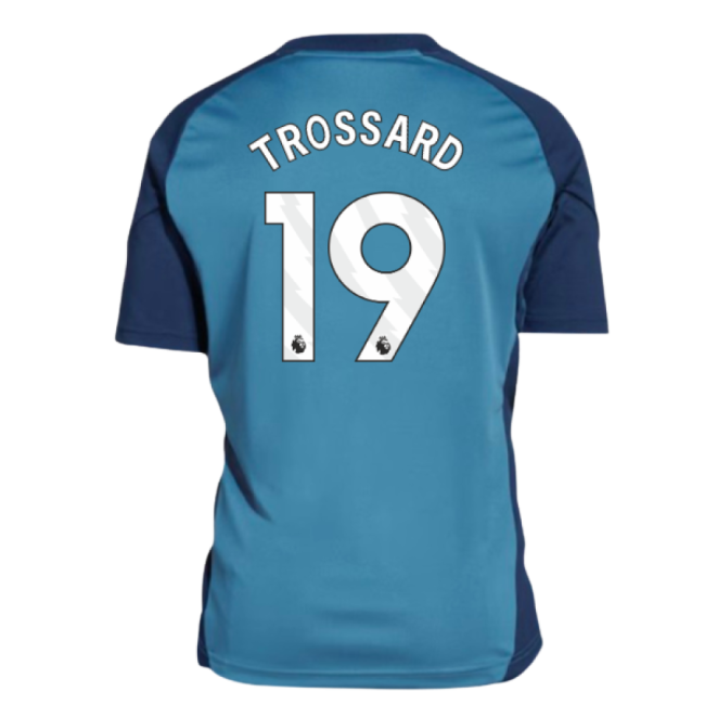 2025-2026 Arsenal Training Shirt (Blanch Blue) - Kids (Trossard 19)
