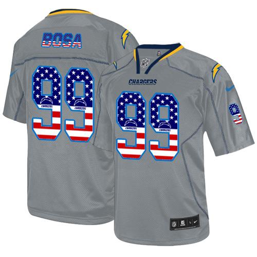 NFL A C Chargers Joey Bosa #99 Team Color Lights Out Game Jersey - ...