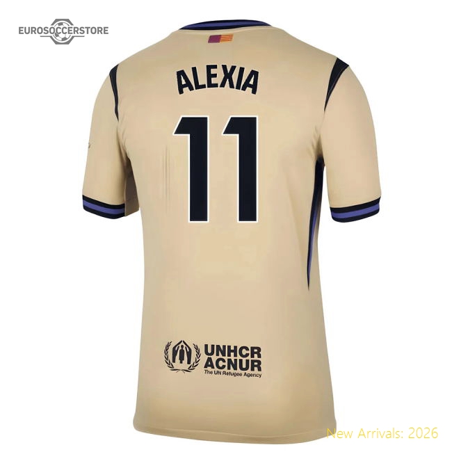Elite Away Barcelona Jersey Breathable Lightweight Moisture-wicking