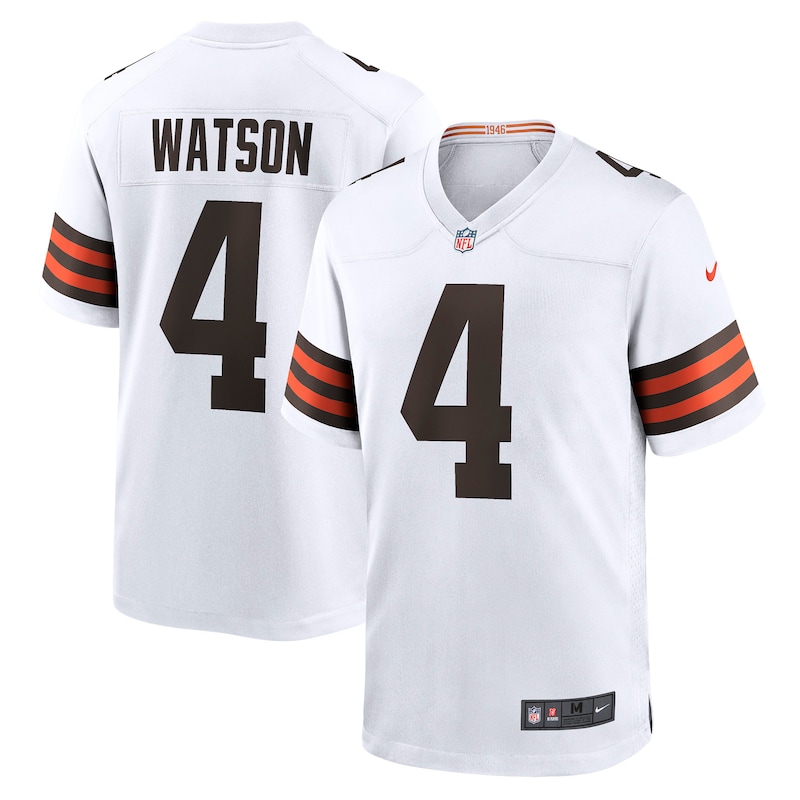 None Deshaun Watson CLE Browns Iconic Pro-Level Jersey Football Appare