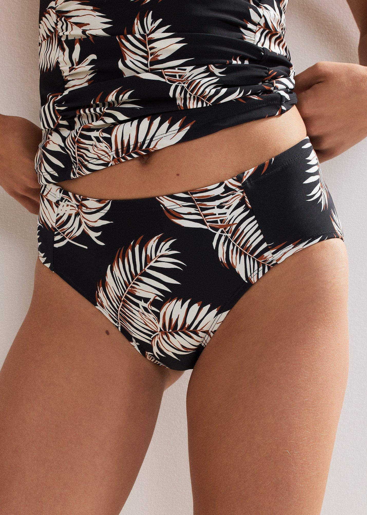 Palm Print Tankini Bottom