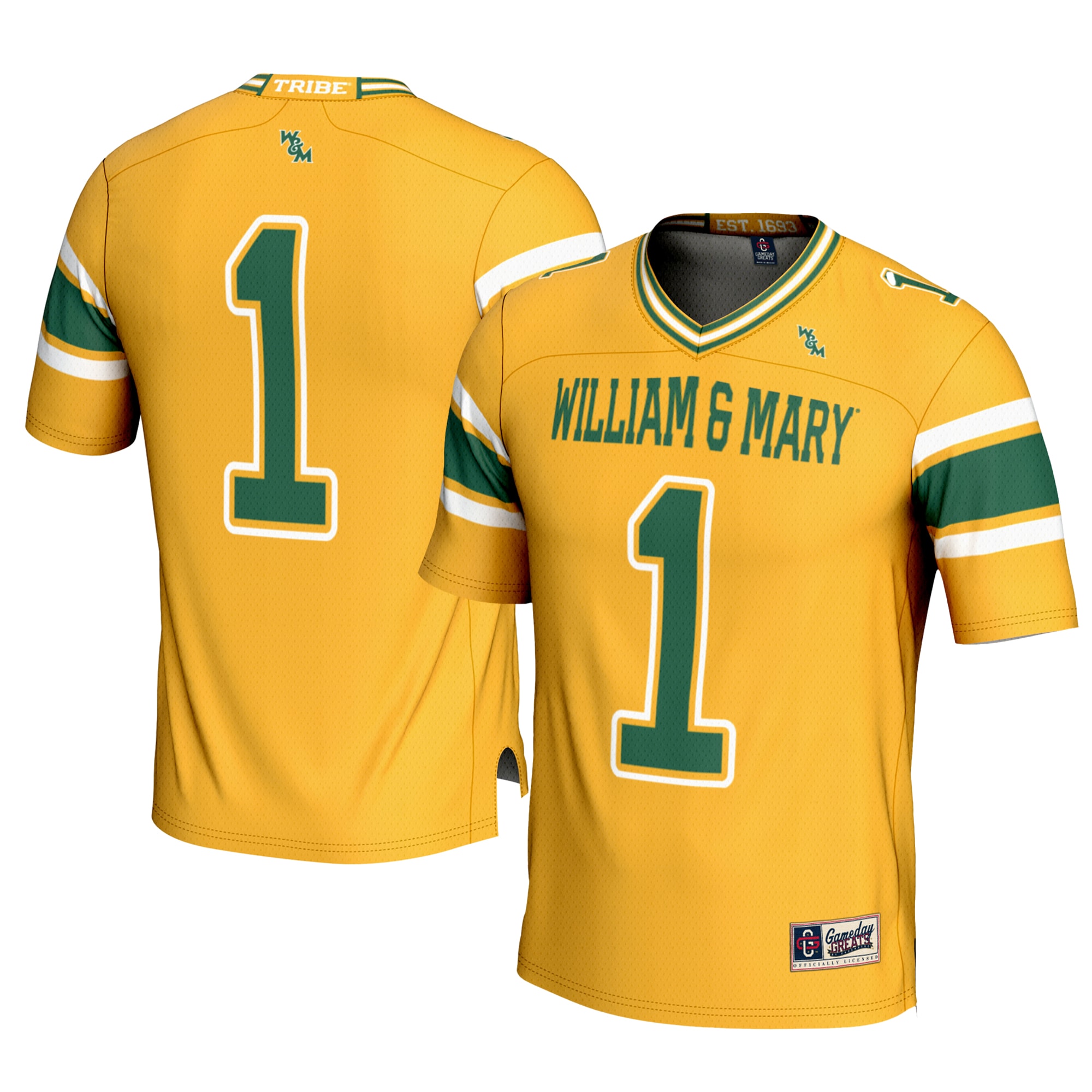 William & #1 Football Jersey - Gold | Stadium Series 26/27 Season