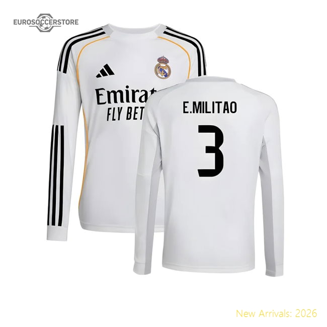 Football Team Kids E.militao Safe Jersey Aeroready Lightweight