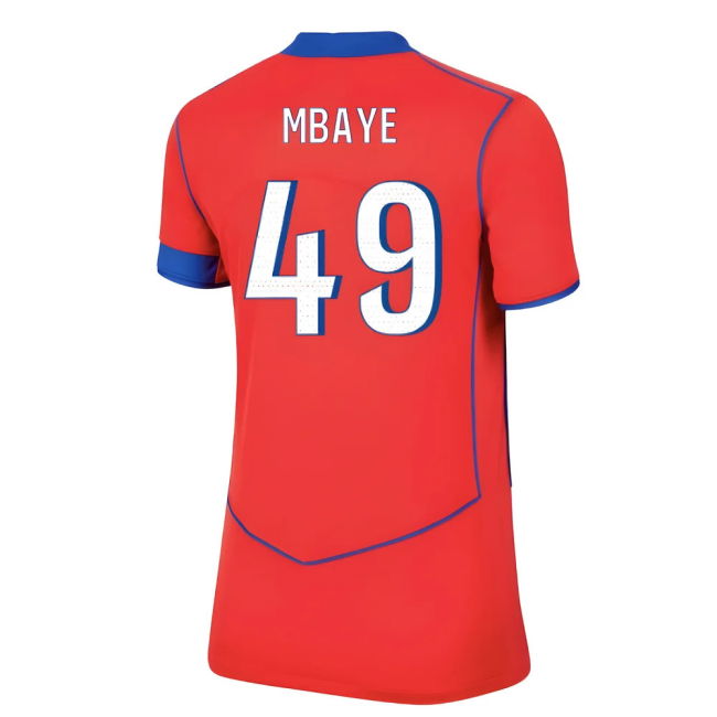 2025-2026 PSG Third Shirt (Womens) (Mbaye 49)