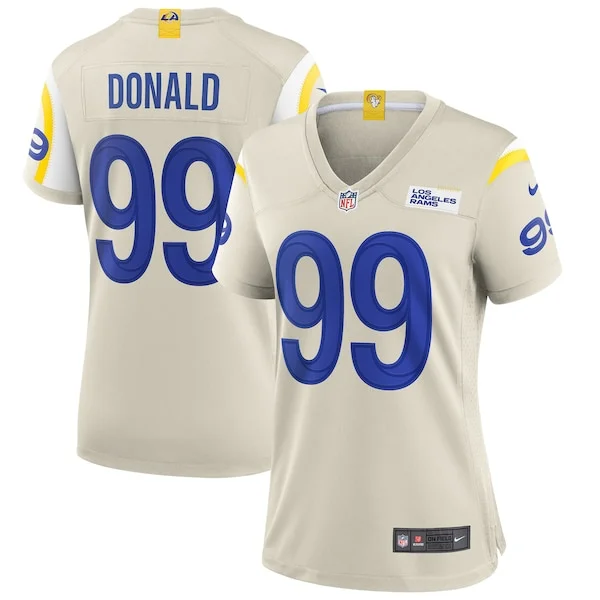 Top-Grade LA Rams Game Jersey - Bone | NFL Fan Apparel | NFL Football