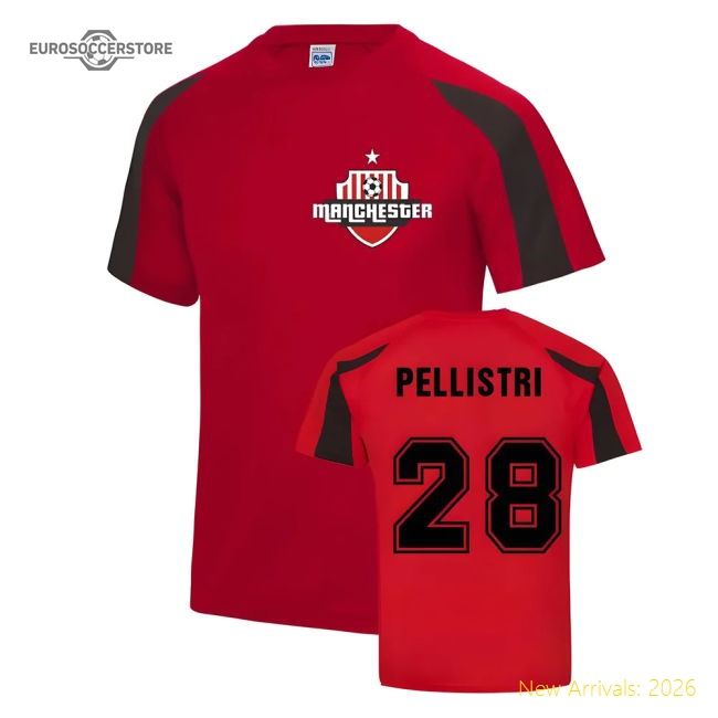 Facundo Pellistri Manchester Sports Training Jersey Red