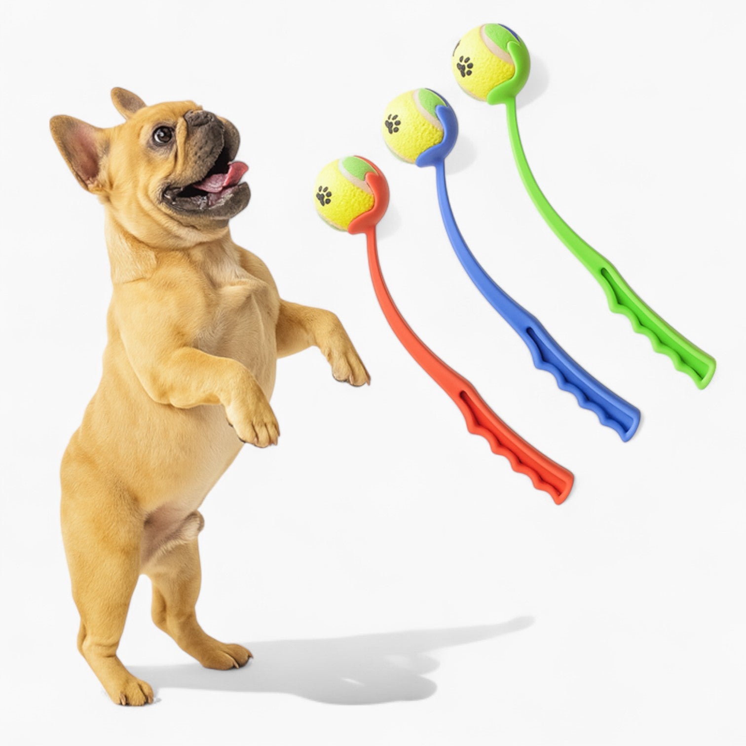 Weather-Resistant Barkjet Frenchie Ball Launcher – Long-range Tennis ...