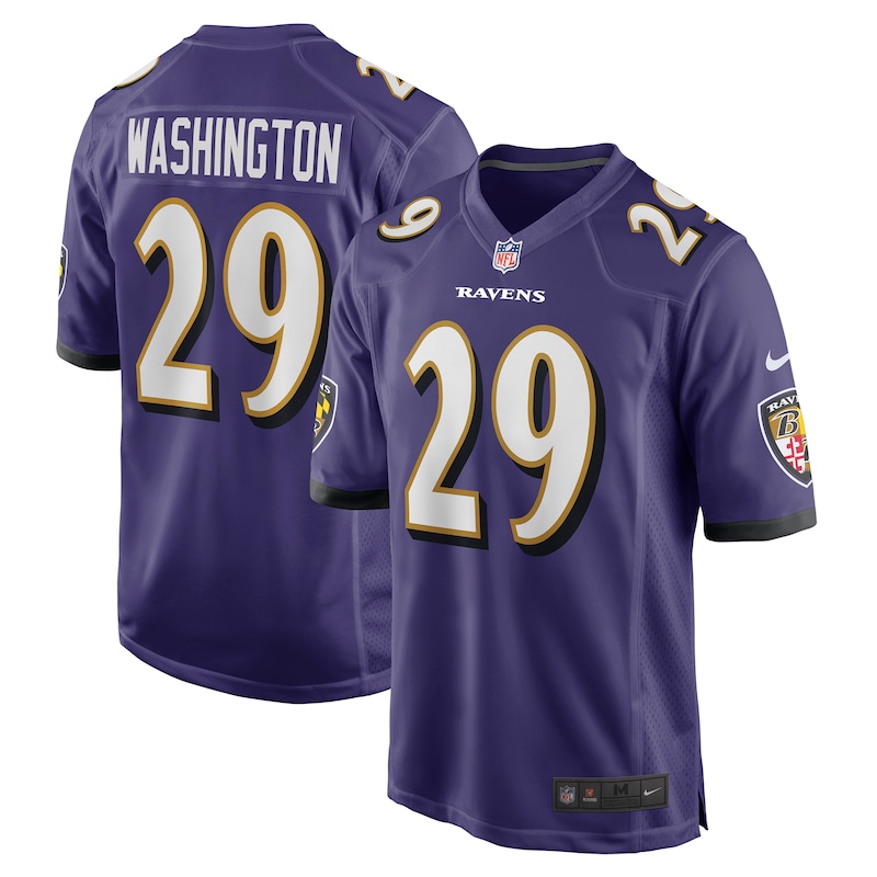 None ArDarius Washington Baltimore Ravens Football Franchise Authen...