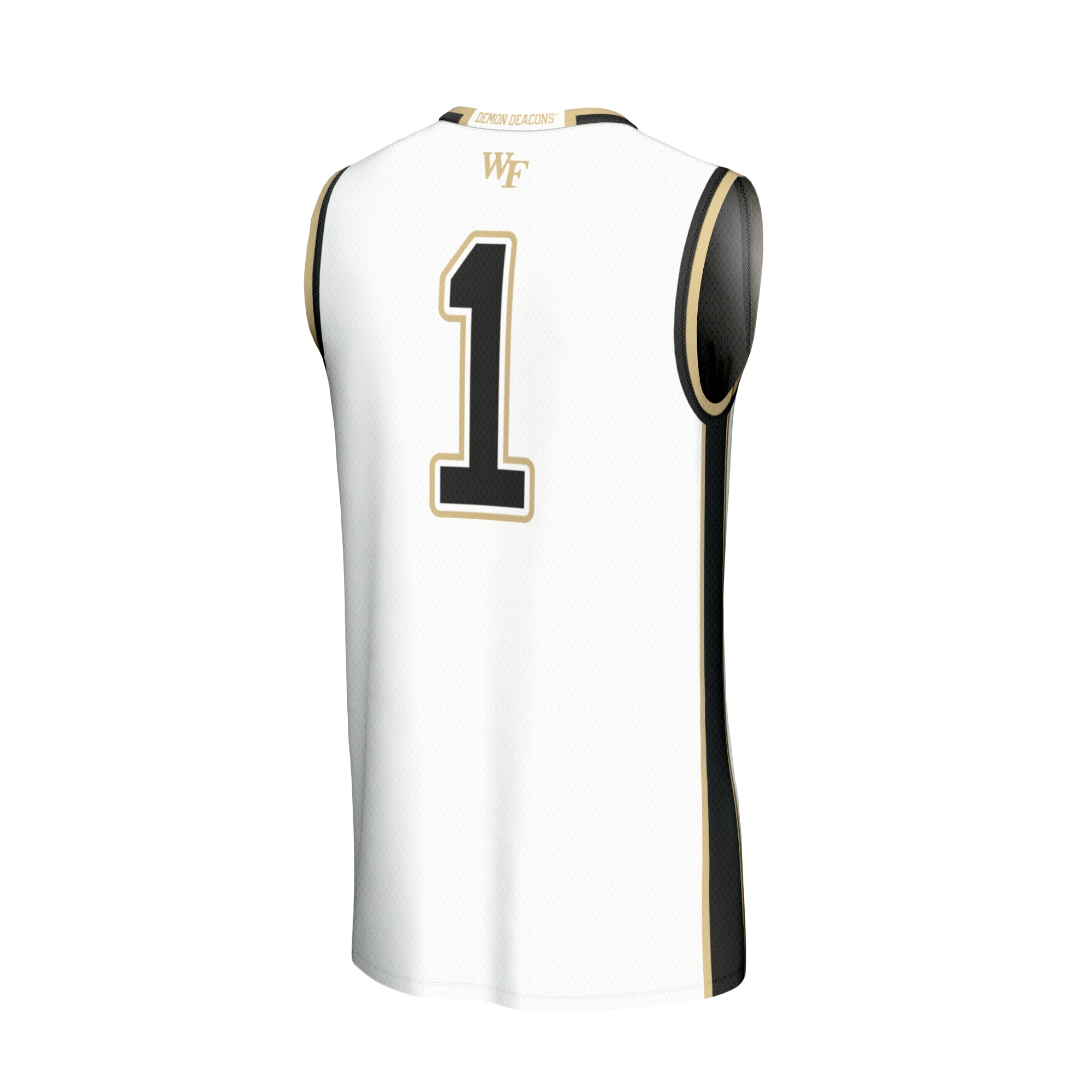 [NJP] Wake Forest Demon Deacons GameDay Greats Youth Lightweight Basketball Fashion Jersey - White