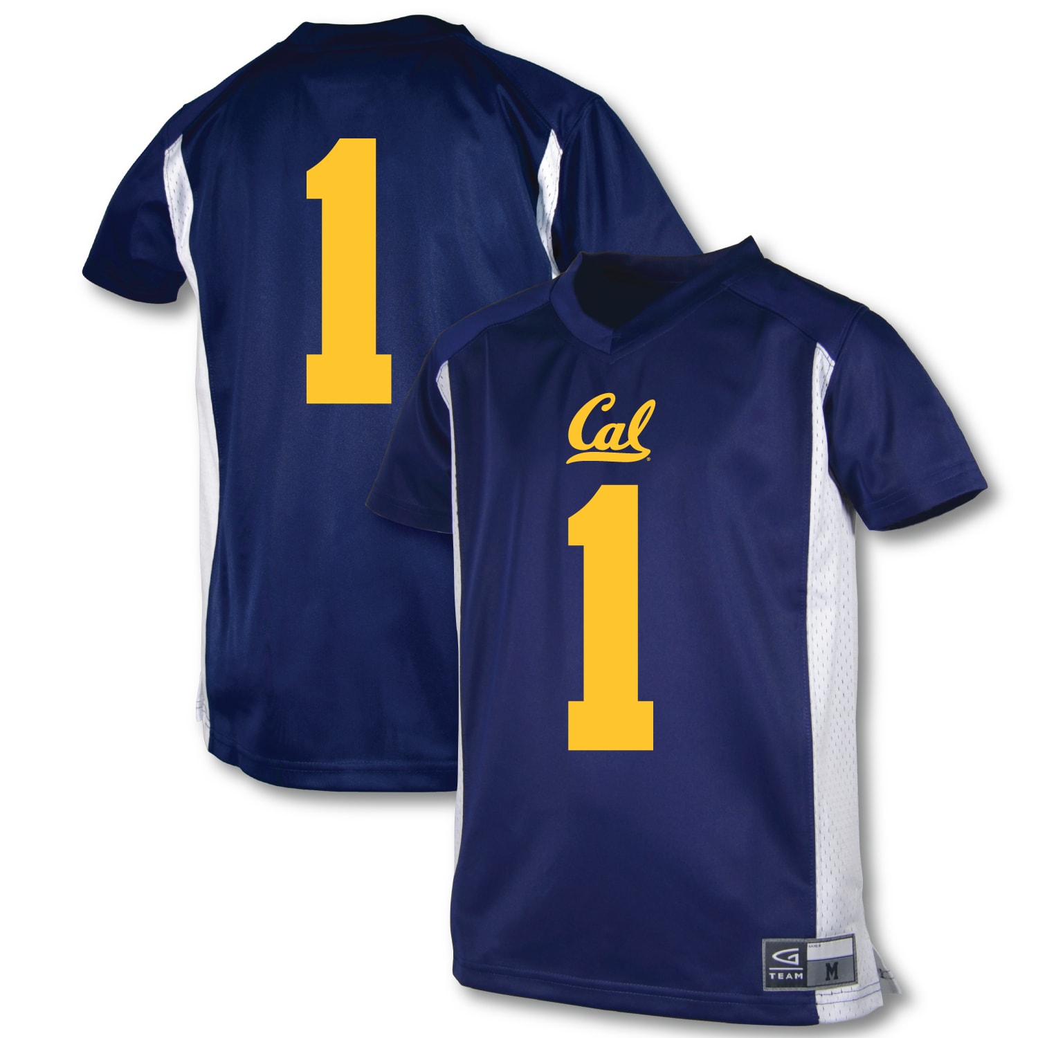 #1 Cal Bears Garb Youth Football Jersey - Blue
