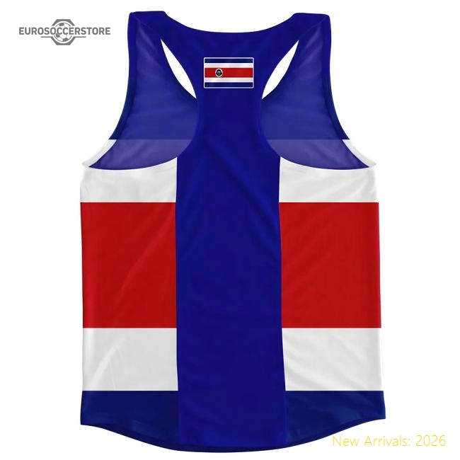 Costa Rica Flag Running Vest