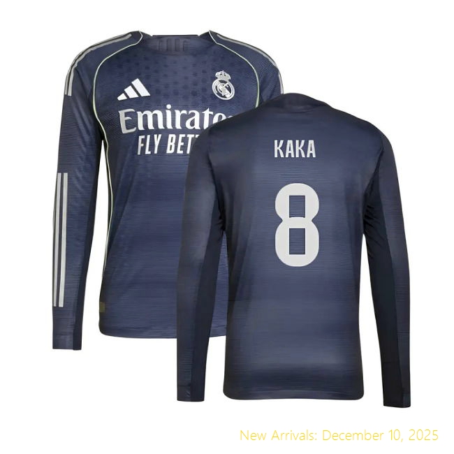 2025-2026 Real Madrid Away Shirt - Authentic Football (Kaka 8)