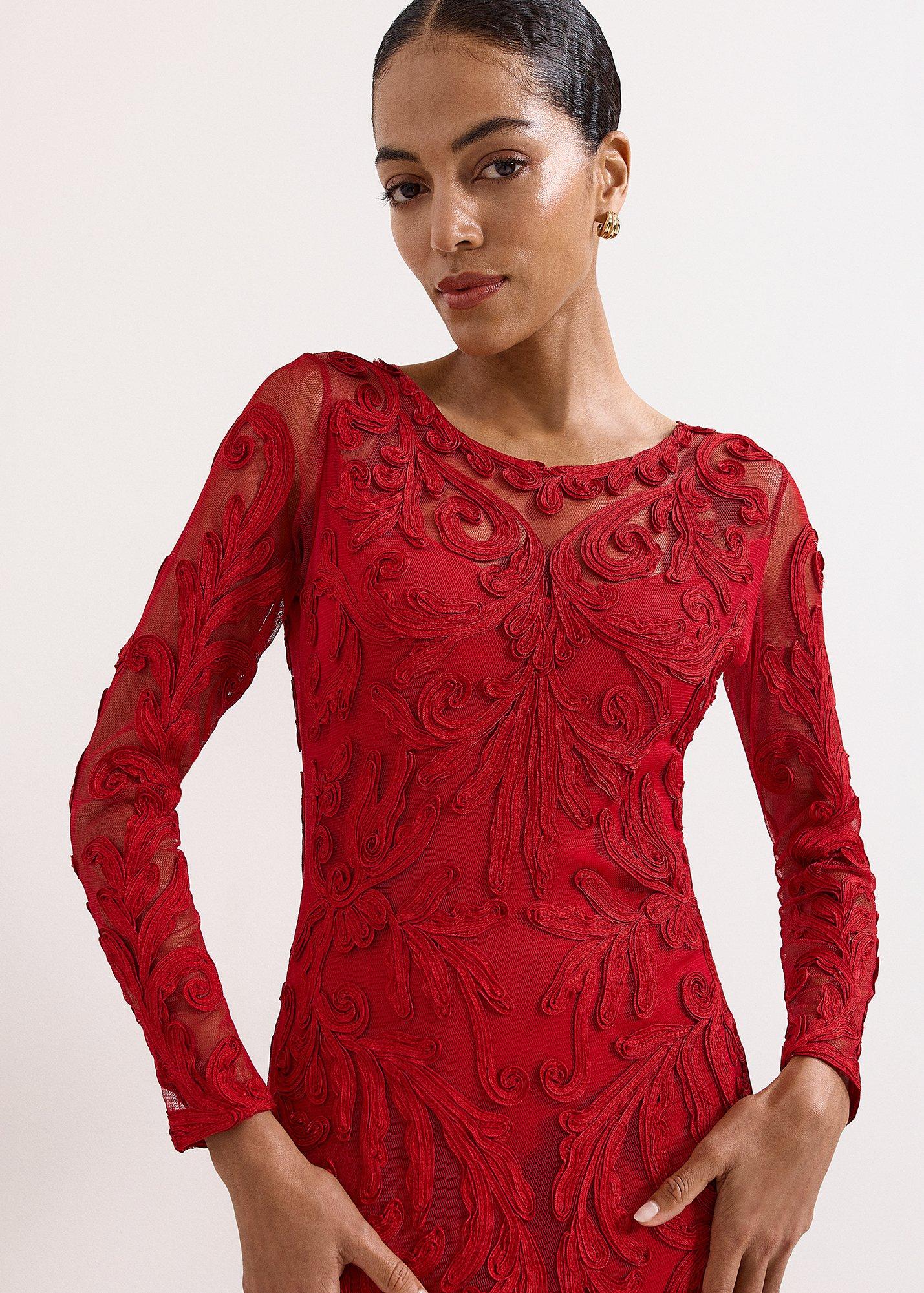 Phoenix Maxi Tapework Dress