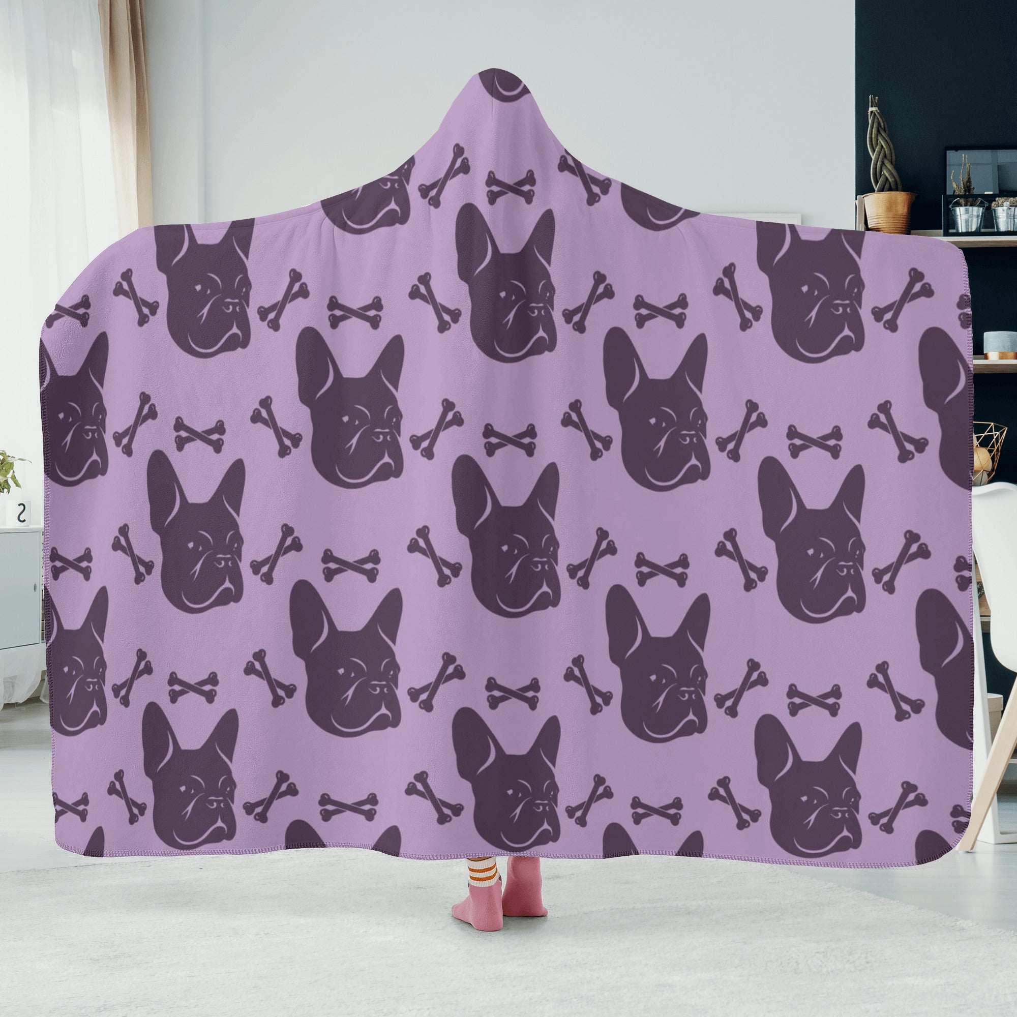 Otis - Everyday Hooded Blanket For Frenchie Fans | Trendy Style